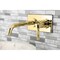 Kingston Brass KS8112CTL Single-Handle Wall Mount Bathroom Faucet, Polished Brass KS8112CTL - alternate 5